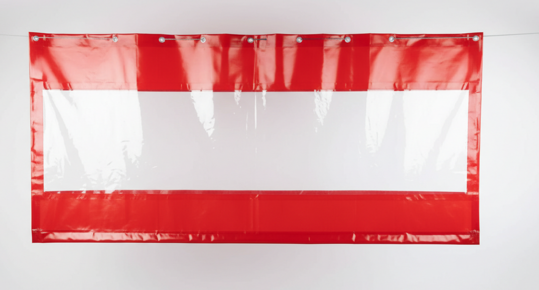 Штора для склада из пвх 4х6м